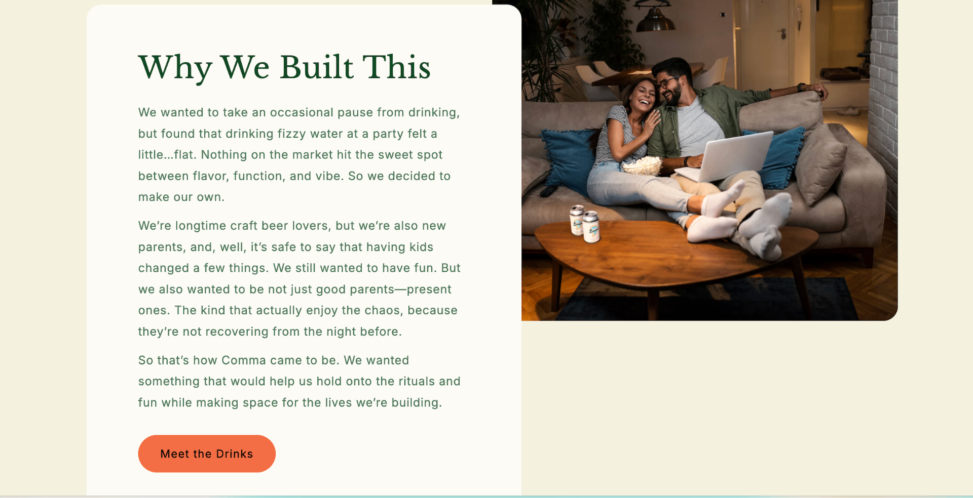 Comma Brewing Co. — Building a brewery brand around the pause.