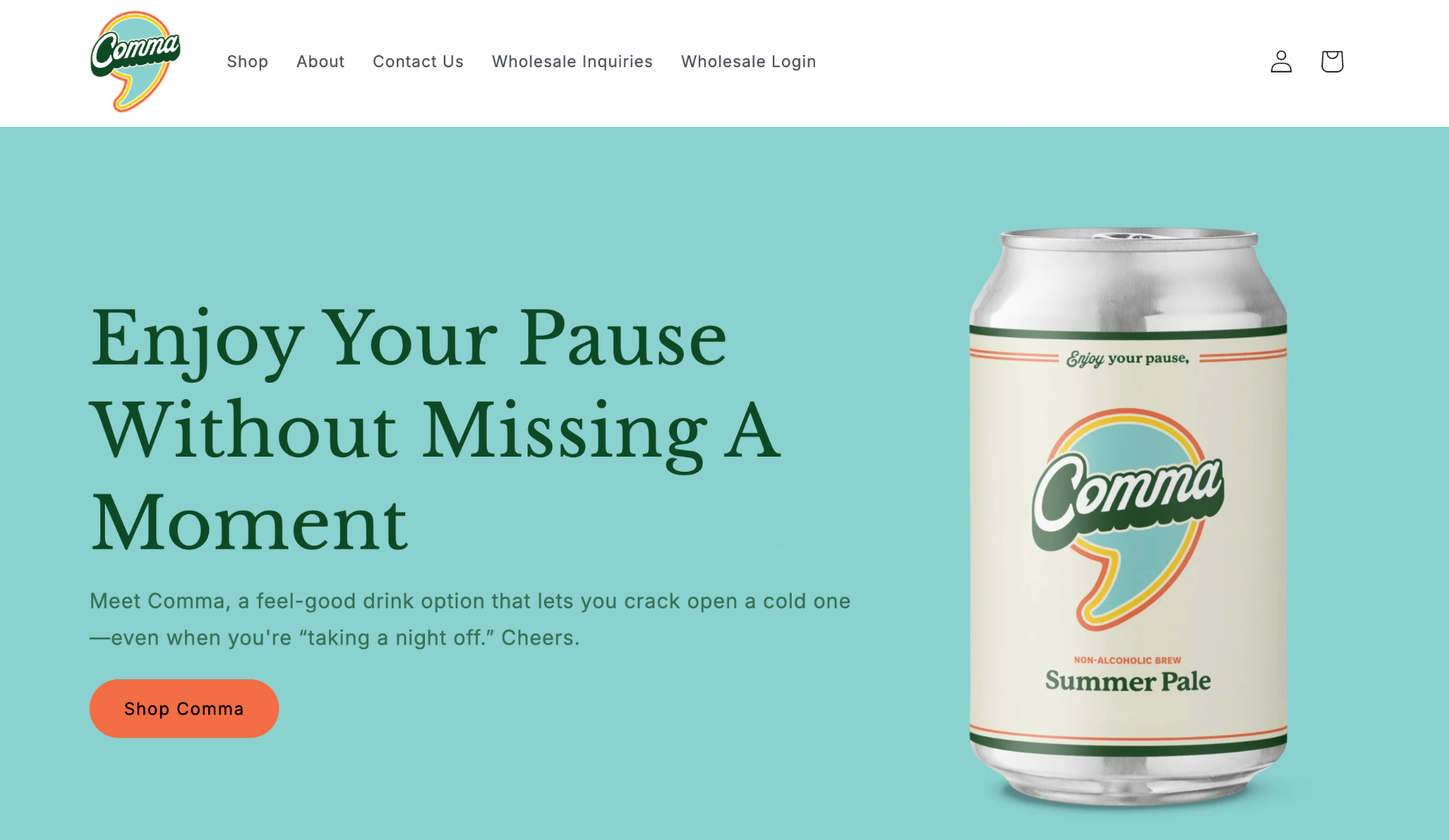 Comma Brewing Co. — Building a brewery brand around the pause.