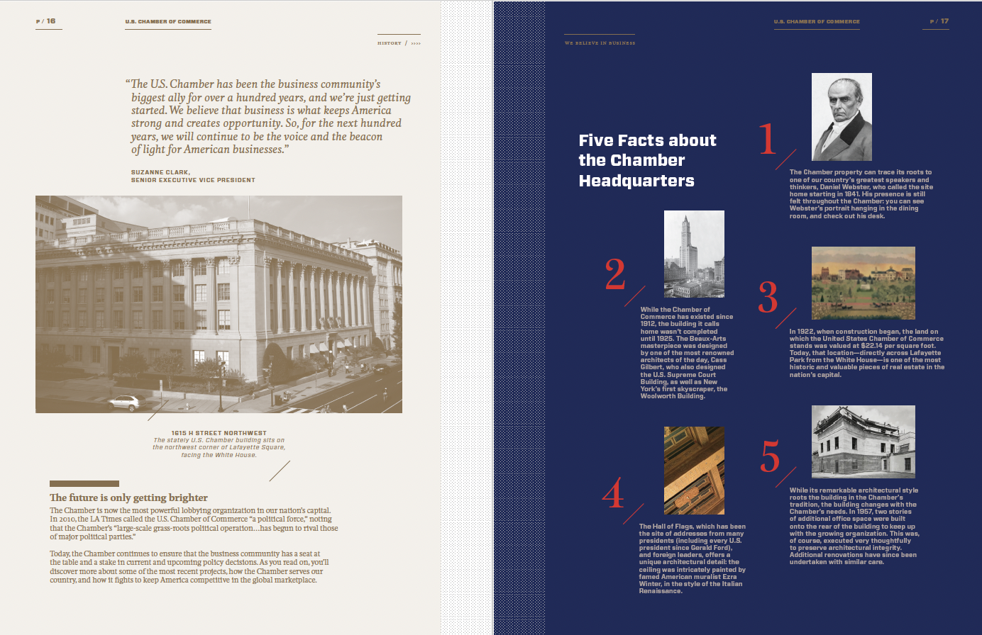U.S. Chamber of Commerce — “We Believe in Business” — a hardcover storybook for the U.S. Chamber.